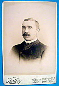 In Style - Cabinet Photo Of A Man With Mustache