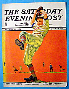 1934 Saturday Evening Post Magazine Cover (Only)