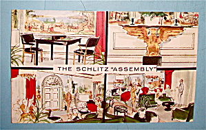 The Schlitz Assembly Postcard