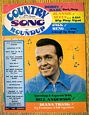 Country Song Round Up April 1973 Bill Anderson