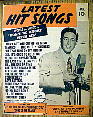 Latest Hit Songs January 1945 Andy Russell