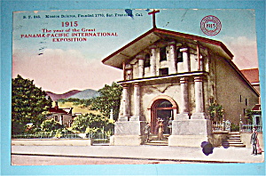 Mission Dolores Postcard (Panama Pacific Exposition)