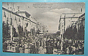Avenue Of Progress Postcard (Panama Pacific Expo)