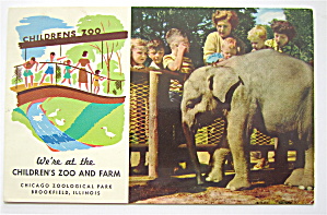 Children 's Zoo And Farm, Brookfield, Ill Postcard