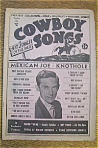 Cowboy Songs Magazine - Ray Price - September 1953