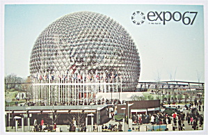 Pavilion Of The United States, Expo 67 Postcard