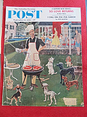 1958 Saturday Evening Post Cover (Only) By Prins