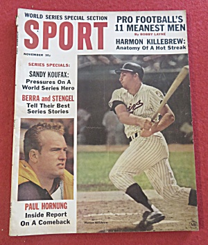 Sport Magazine November 1964 Sandy Koufax