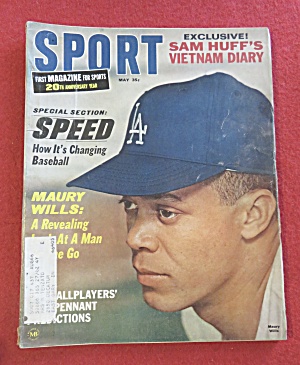 Sport Magazine May 1966 Sam Huff/maury Wills