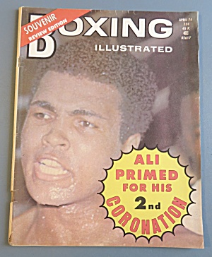 Boxing Illustrated Magazine April 1974 Ali