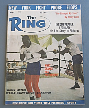 The Ring Magazine April 1963 Incomparable Leonard
