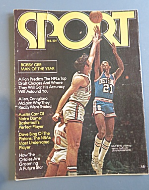 Sport Magazine February 1971 Bobby Orr & Dave Bing
