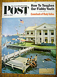 Saturday Evening Post Cover (Only) June 23, 1962 Hughes