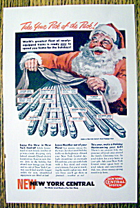 1949 New York Central System With Santa Claus