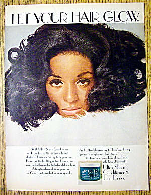 1969 Ultra Sheen Conditioner & Hair Dress With Woman