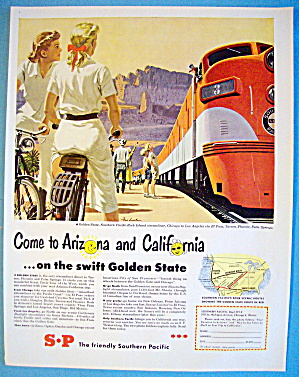 1950 Southern Pacific With The Golden State
