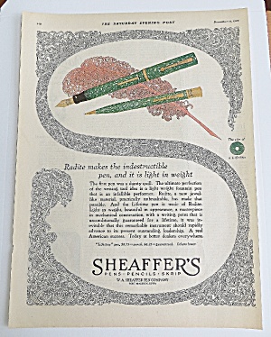 1925 Sheaffer's Pens With Pen & Mechanical Pencil