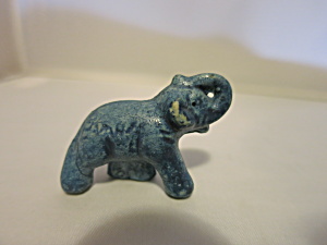 Antique Bone China Miniature Elephant Figurine Japan