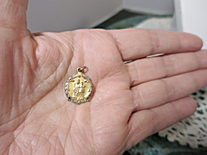Lady Of Mount Carmel Sacred Heart Scapular Medal Hma Sterling
