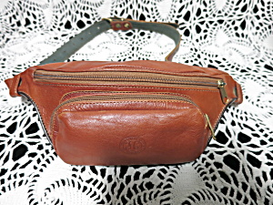 Fg Pelletterie Darte Dorgali Leather Fanny Pack Vintage