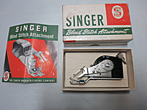 Vintage Singer Sewing Machine Blind Stitch Attachment 160616