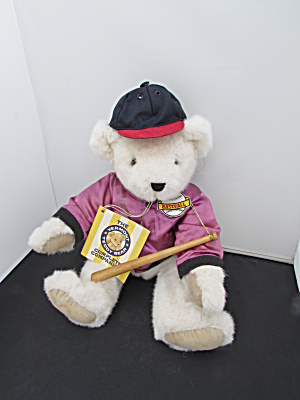 Vermont Teddy Bear Company Baseball Player 1992 Tags