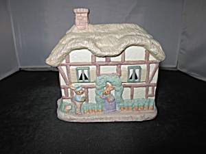 Easter Bunny Rabbit House Village Accessory