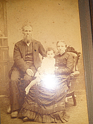 Family Photo Framed Circa 1800s