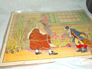 Mother Goose Tray Puzzle With Dressed Dog
