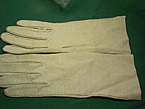 Grandoe Gloves Peccary Pigskin Grey Size 7