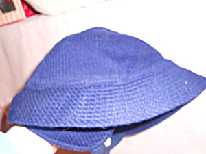 Boys Or Girls Navy Blue Hat With Ear Flaps