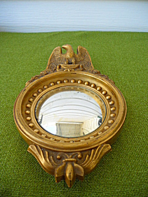 Imperial Candlewick Gold Eagle Mirror