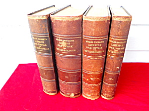 Early 1900's 4 Vol. Physics Meteorology Leop.