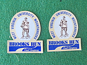 West Virginia Brooks Run Coal Mining Stickers