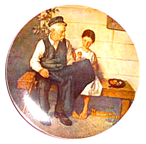 Rockwell Plate 'lighthouse Keeper's Daughter'