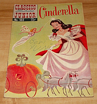 Classics Illustrated Junior: Cinderella Comic Book No. 503