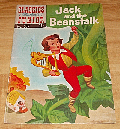 Classics Illustrated Jr: Jack And The Beanstalk Comic Book No. 507