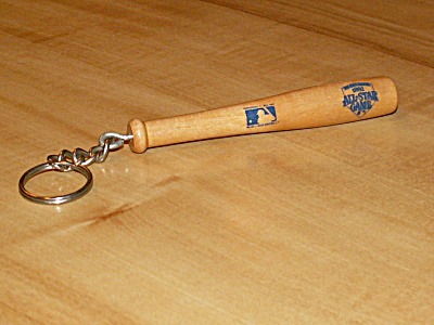 1992 Major League Baseball All Star Game San Diego Bat Key Chain Ring