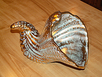 Vtg Mid-century Large Stangl Pottery Cornucopia Horn Of Plenty #5066