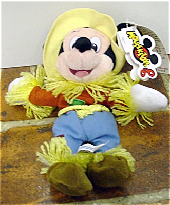 Disney Scarecrow Mickey Mouse Bean Bag 1997-98