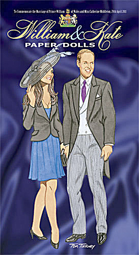 William And Kate Paper Dolls, Tierney 2011