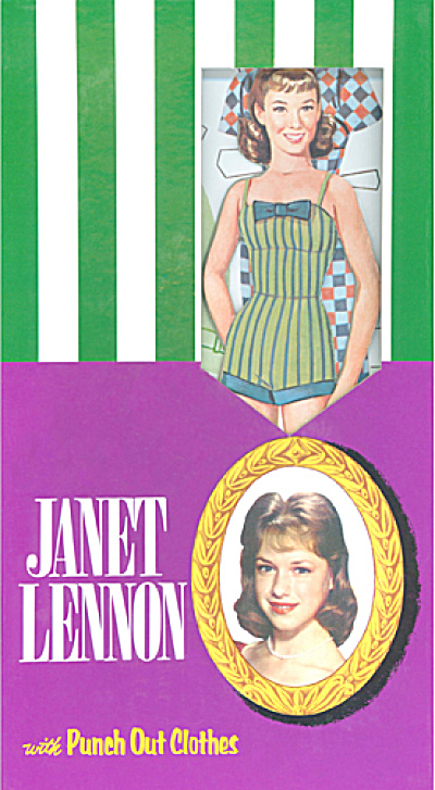 Janet Lennon Punch Out Paper Doll Set