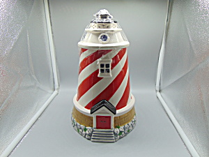 David's Lighthouse Ceramic Cookie Jar