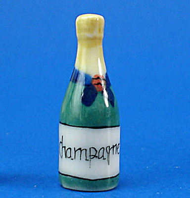 Dollhouse Miniature Champagne Bottle