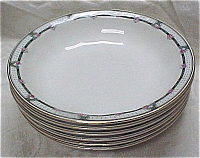 Five Edwin M. Knowles China Plate/bowls