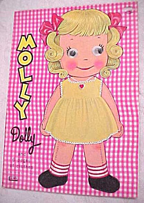 1965 Lowe #2757 Paper Doll Molly Dolly