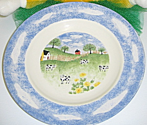 Tienshan Folkcraft Country Side Stoneware Salad Plate