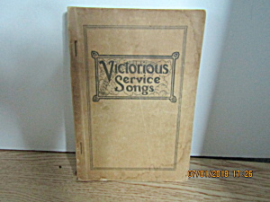 Vintage Hymn Book Victorious Service Songs