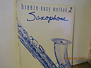 Music Book Breeze-easy Method 2 Saxophone