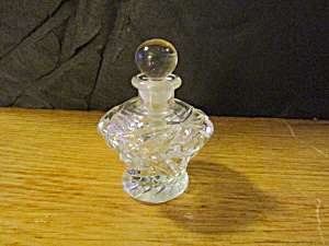 Vintage Refillable Early American Glass Perfume Bottle